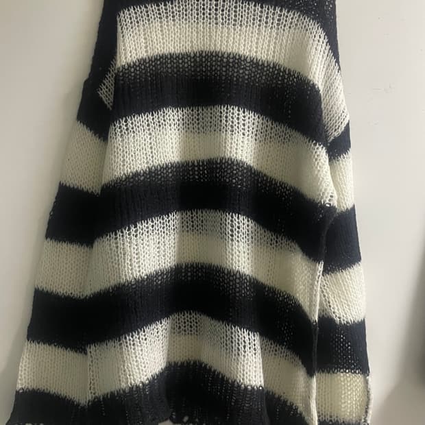 넘버나인 모헤어 니트