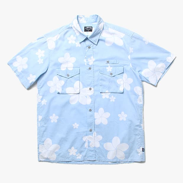  STUSSY "Blue Pattern Shirts"