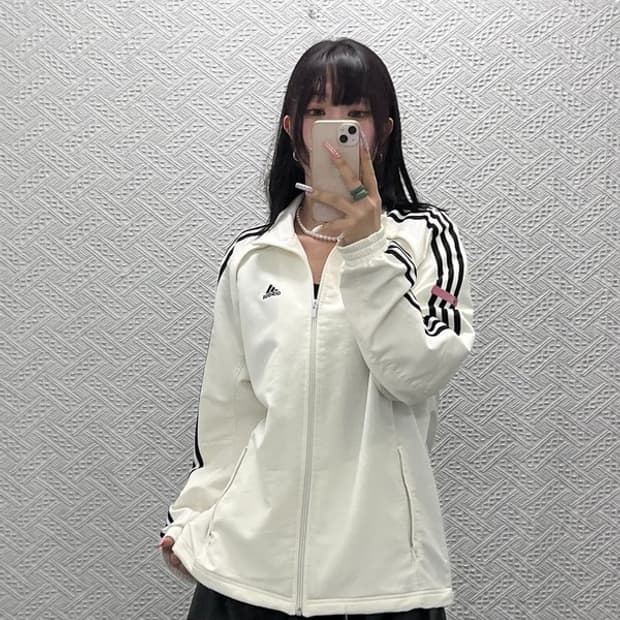 아디다스 액티브 빈티지 스트릿 캐주얼 바람막이 자켓 95 C13219