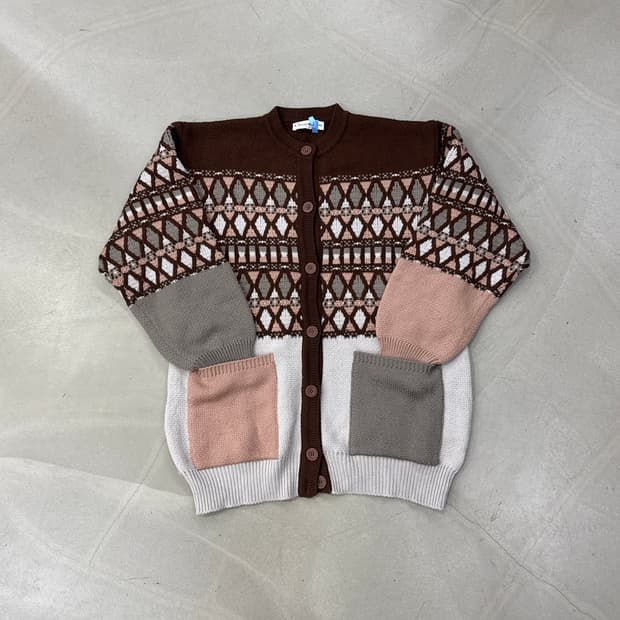 크리스찬 디올 아가일 가디건 M