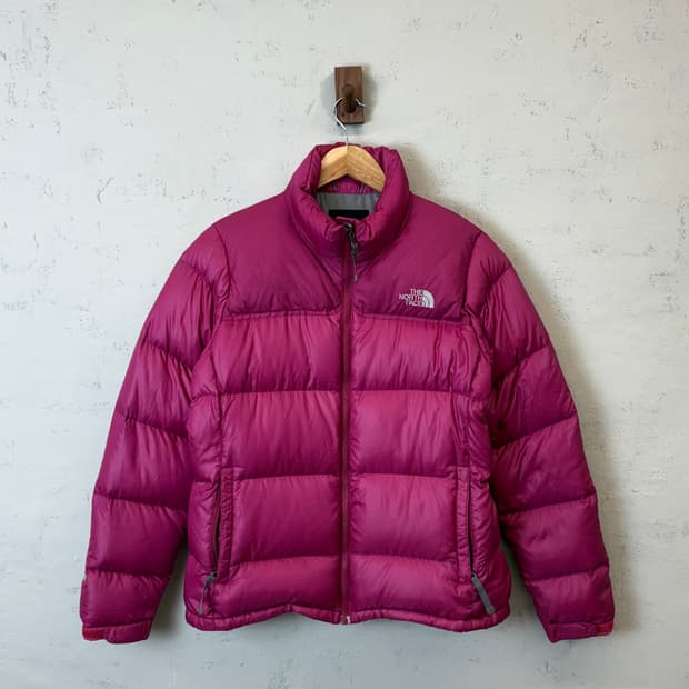 노스페이스 700 눕시 패딩 핑크