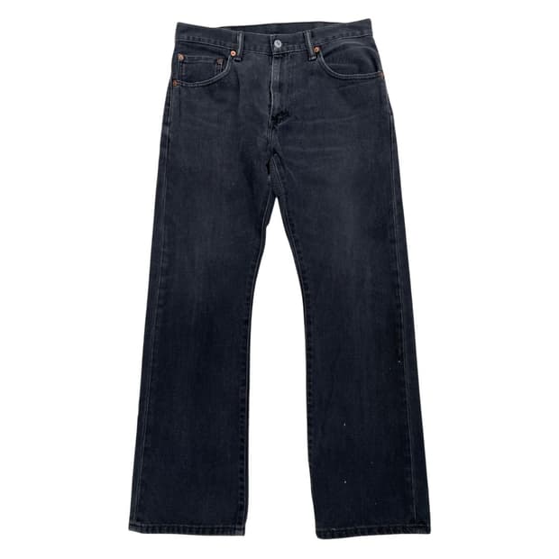 [32x30] Levis 리바이스 517 흑청 블랙 부츠컷 데님팬츠