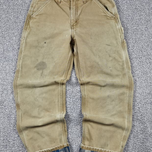 칼하트 헤비 플란넬 카펜터 캔버스 워크 팬츠 (30X30) / 10309