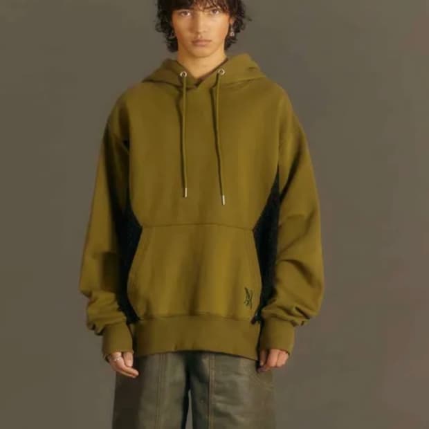 앤더슨벨 매쉬 패널 후디M