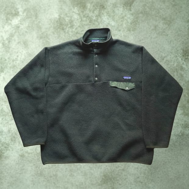 (L)파타고니아 Rare 올리브 신칠라 플리스