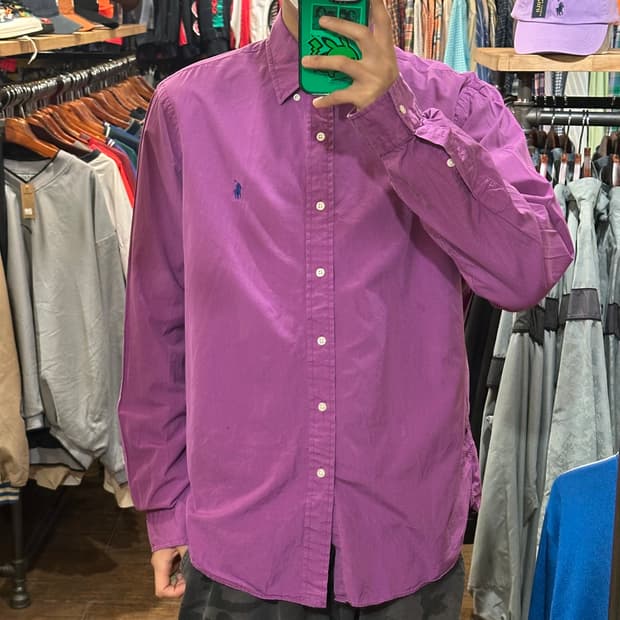 [HI] 폴로 랄프로렌 셔츠 퍼플