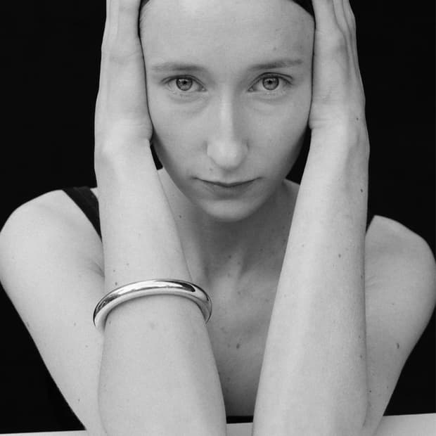 소피 부하이 클래식 서클 뱅글 실버