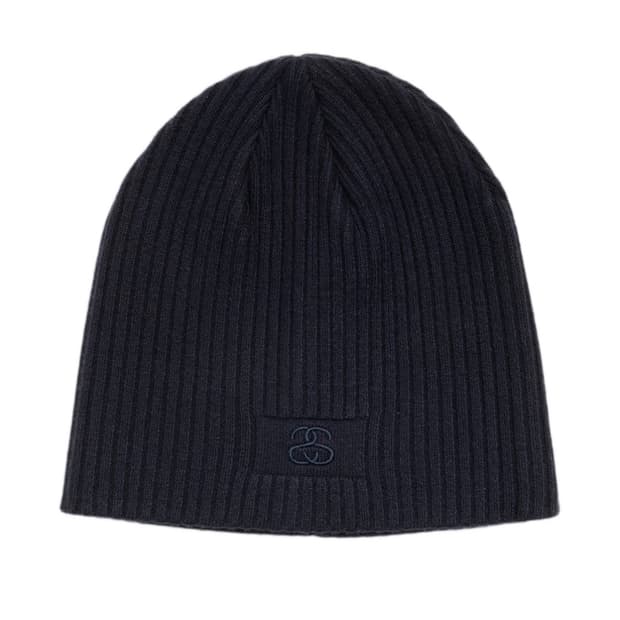 스투시 립 니트 스컬캡 SS 링크 네이비