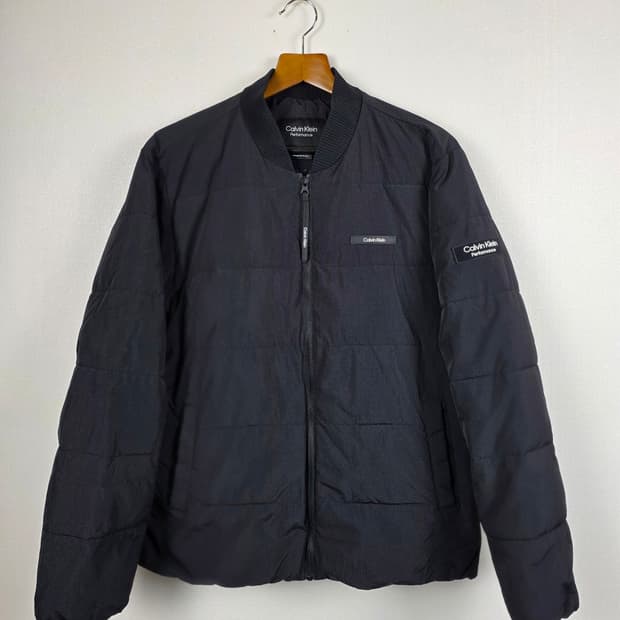 CK 캘빈클라인 퍼포먼스 남성 퀼팅 봄버 패딩 자켓 XL