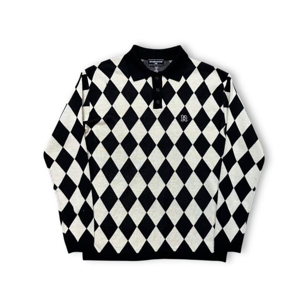 나이스고스트클럽 아가일 니트