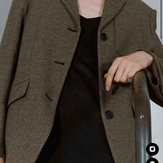 아바몰리 갈색 자켓 S