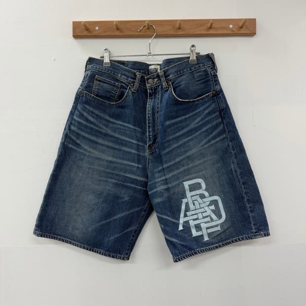 00 bape denim short pants