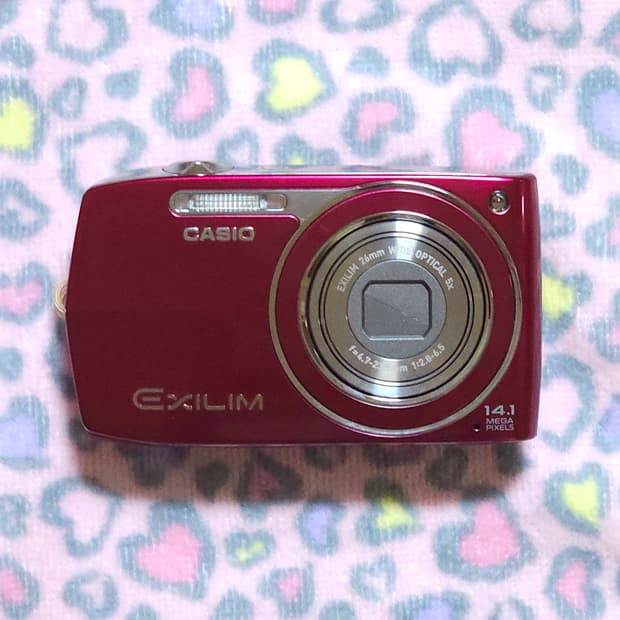 카시오 엑슬림 EX-Z2000 핑크 모카 로제 나연 디카