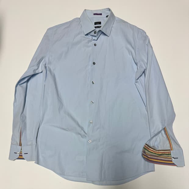 폴스미스 시그니처 소매 스트라이프 소라셔츠 L