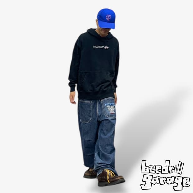 나이키 로즈 패턴 후드티