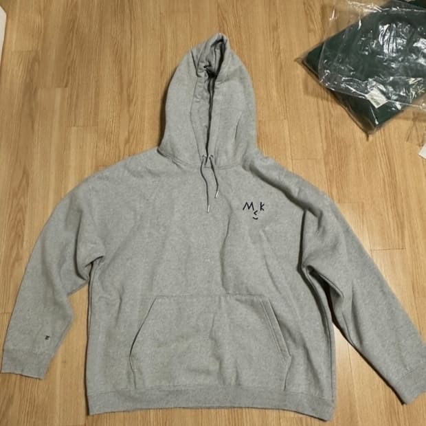 23F/W 김민교 후드티 교드티 회색