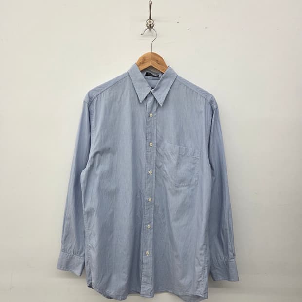 dkny 도나카란 블루 긴팔 셔츠 남S