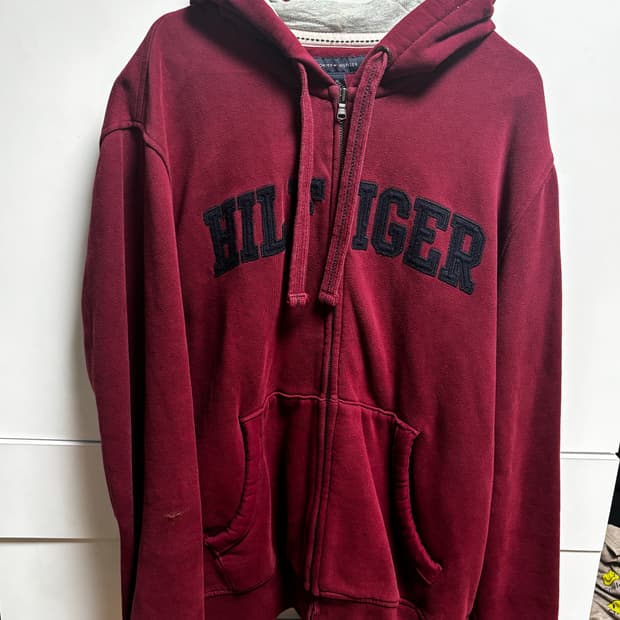 타미힐피거 후드집업