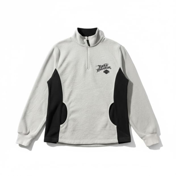 할리데이비슨 반집업 플리스 L