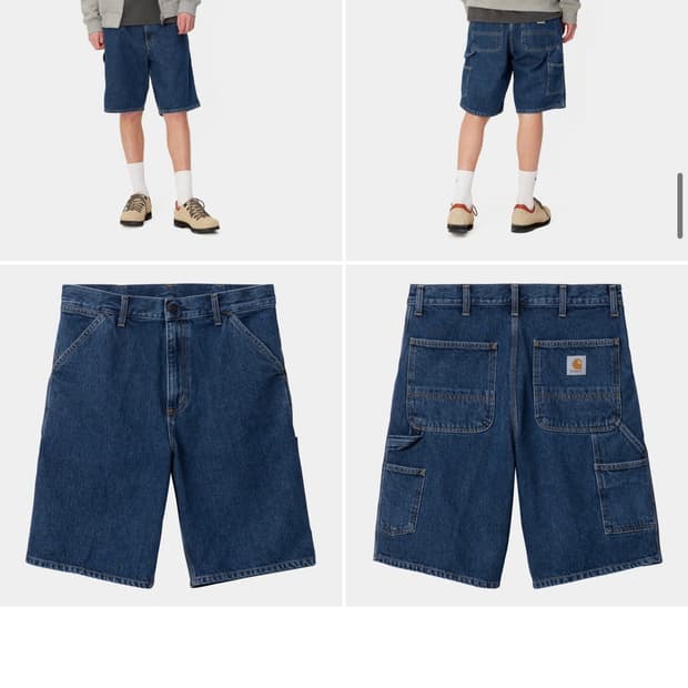 칼하트WIP 싱글니 쇼츠(36)