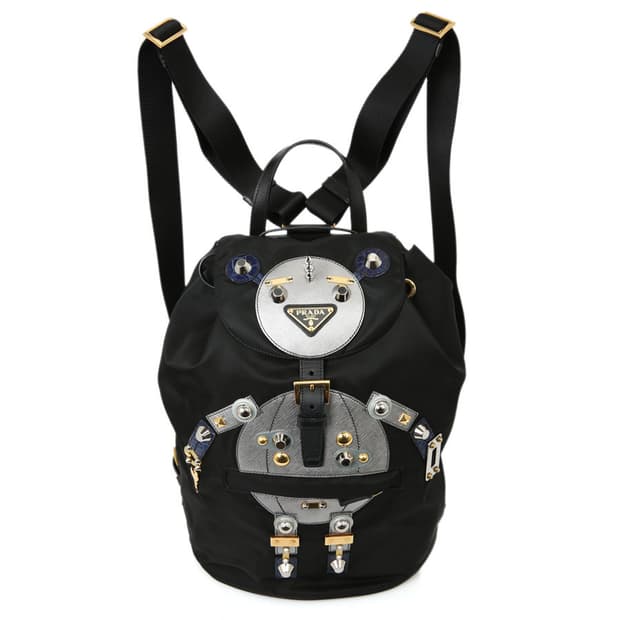 프라다 리미티드 리나일론 테수토 로보트 백팩 블랙럭색 1BZ032