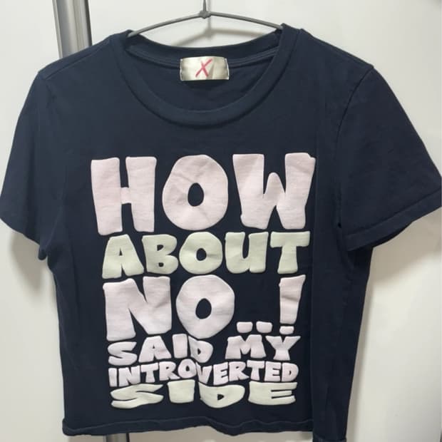제노리포트 How about no 반팔티 네이비