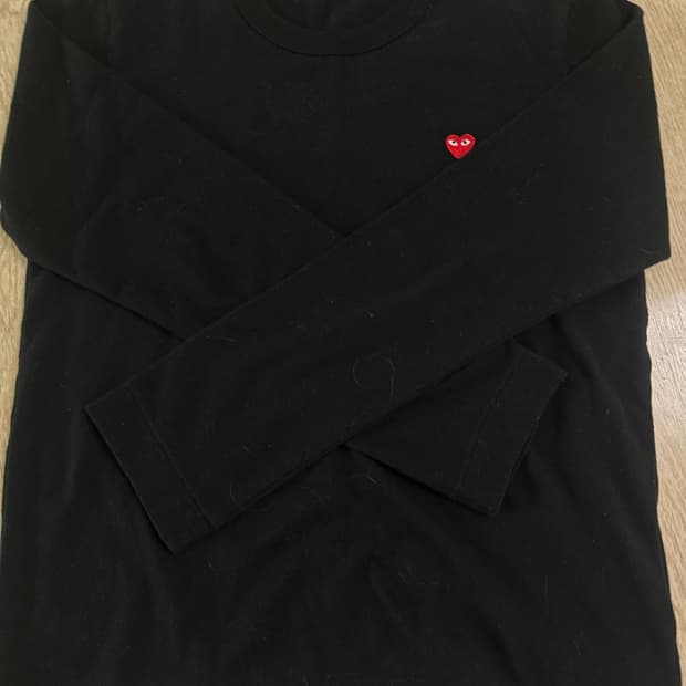 꼼데가르송 롱슬리브 black