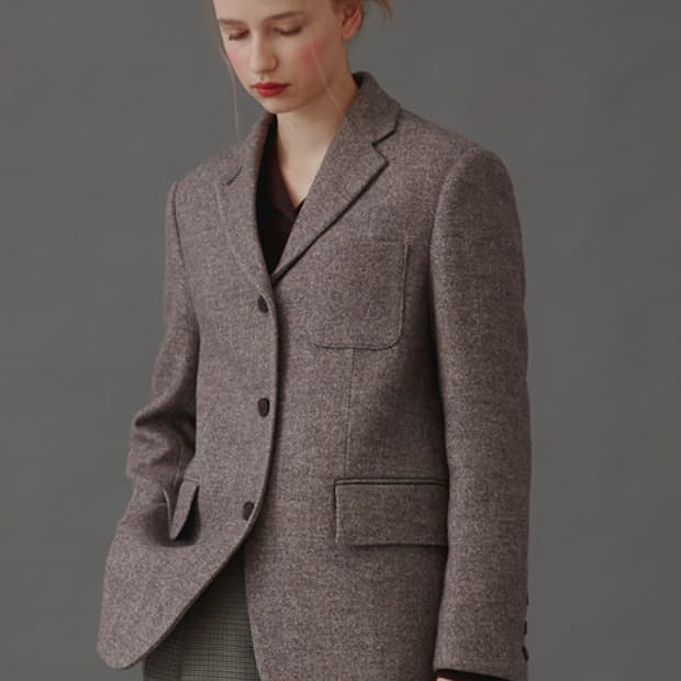 ahwe 아위 헤링본 울자켓