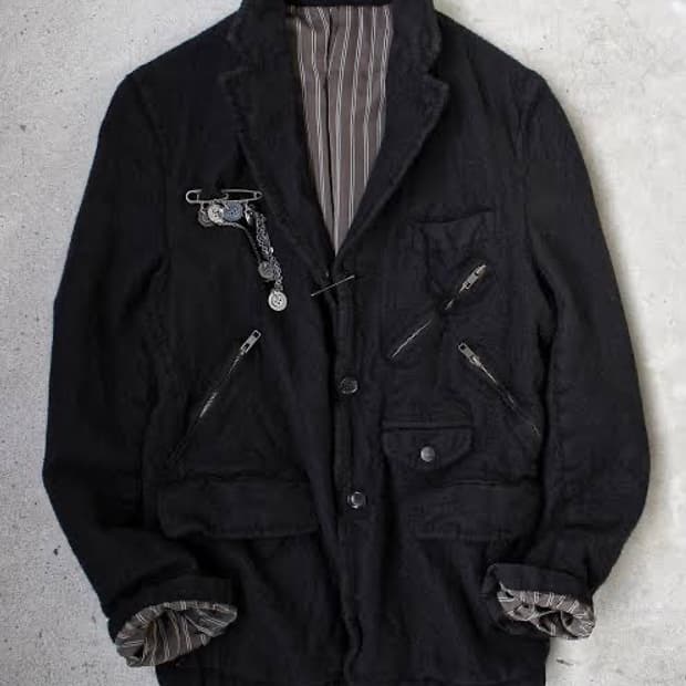 꼼데 축융 자켓 삼