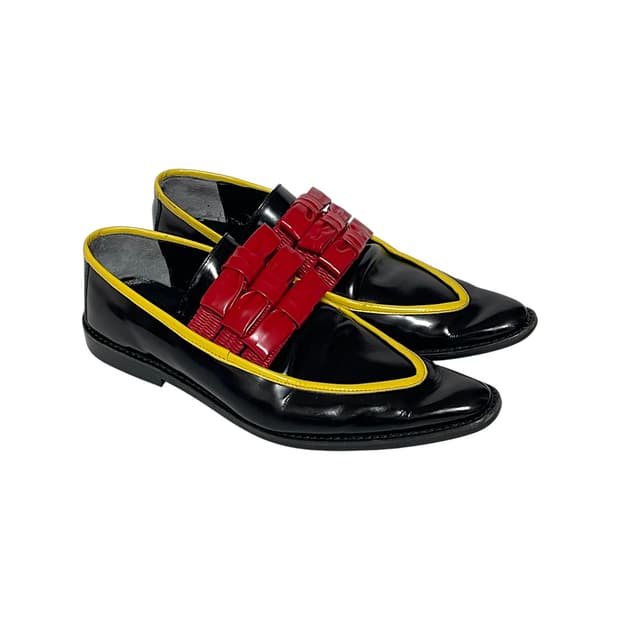 트리콧 꼼데가르송 멀티리본 슈즈