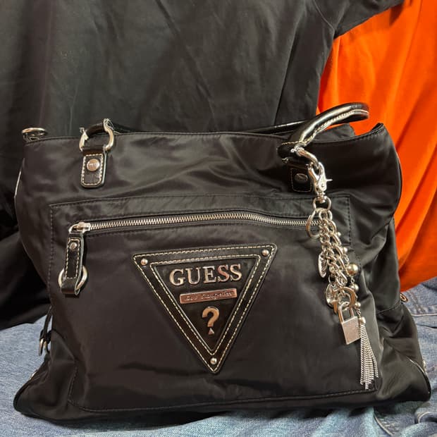 vintage guess dote bag 37cm