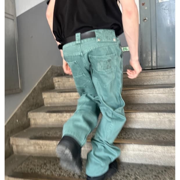 MPa CALF POCKET PANTS (EMERALD)(새상품)