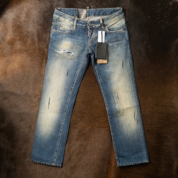 [25] 디스퀘어드 2012ss 슬림핏 워싱 데님팬츠 