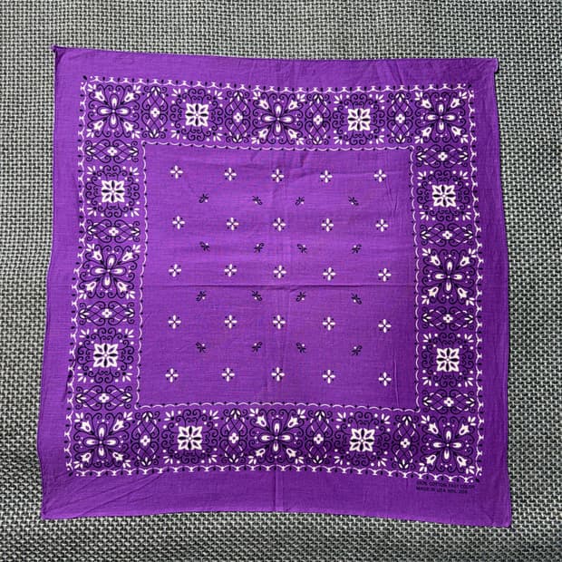 빈티지 usa 반다나 패스트 컬러 (old-8611)