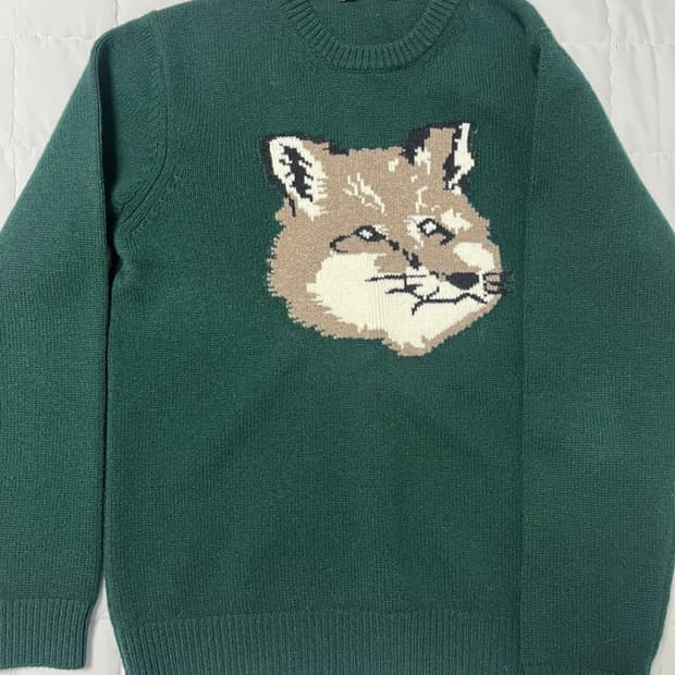 메종키츠네 빅헤드 니트