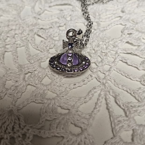 Purple vw necklace