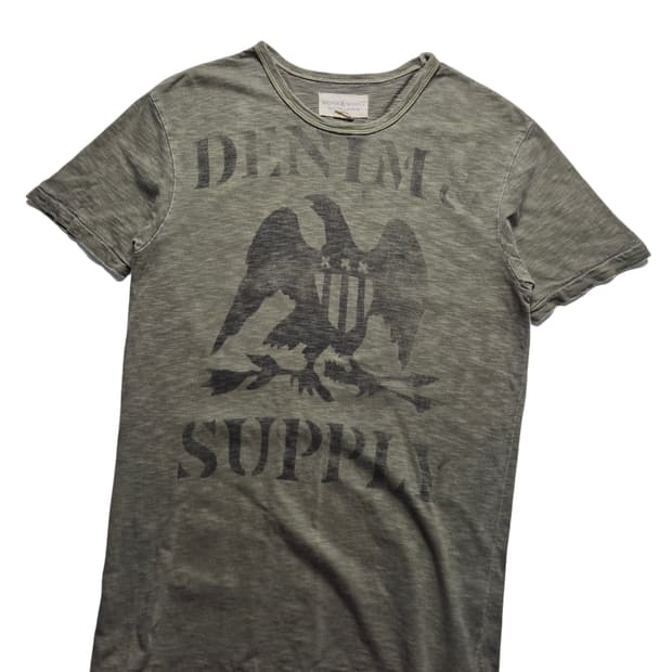 [S] 데님앤서플라이 랄프로렌 밀리터리 티셔츠