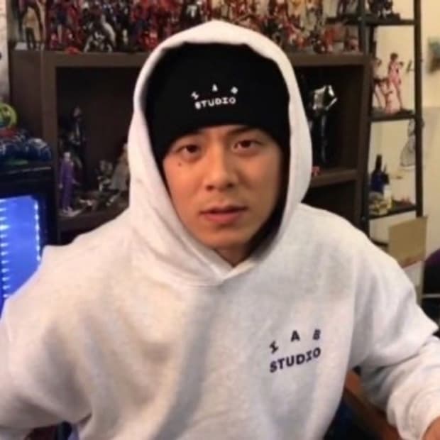 IAB Studio 후드티 라이트 그레이 L