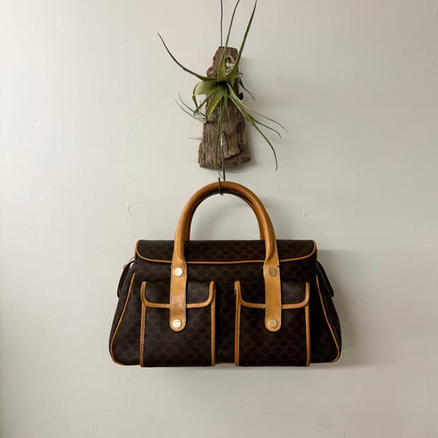 셀린느 브라운 마카담 돔보울러 백