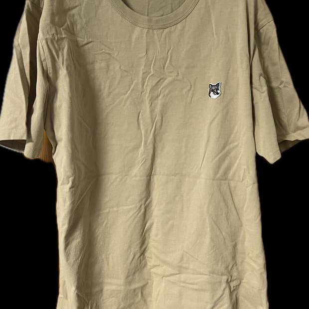 메종키츠네 폭스 헤드 반팔 티셔츠 XXL