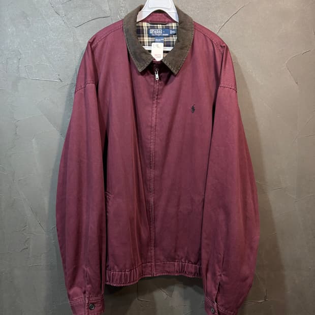 [XXL] POLO 폴로 랄프로렌 코듀로이 넥 빈티지 코튼 자켓