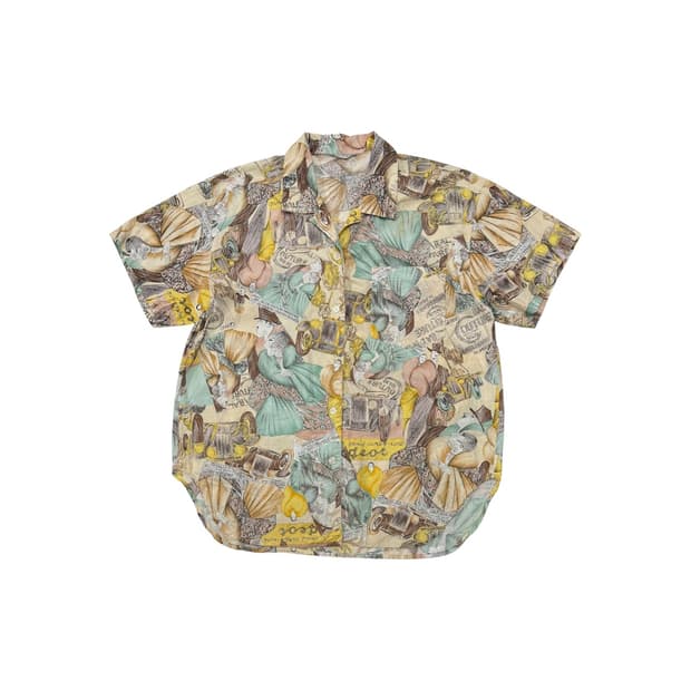 Printed short sleeve shirt