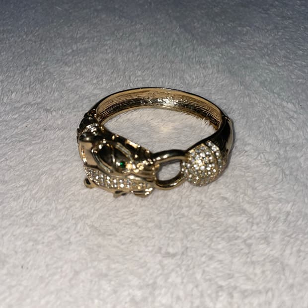 Gyaru Cubic Gold Bangle 갸루 큐빅 뱅글