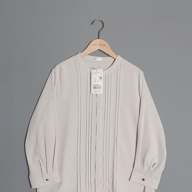 GLACIER Pintuck Poly Shirts