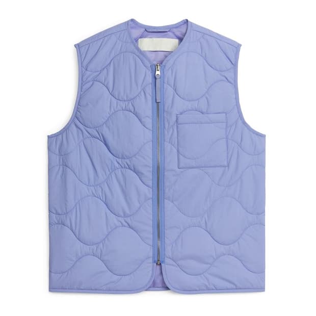 아르켓 2-in-1 퀼팅 라이너 베스트 light blue