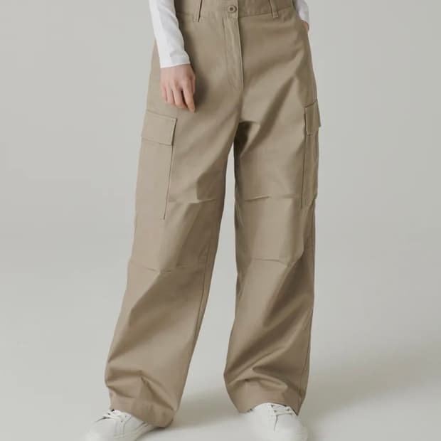 무신사 스탠다드 베이지 카고팬츠