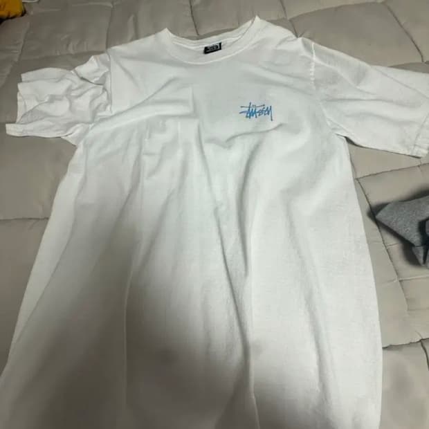 스투시 엑스레이 피싱 티셔츠 화이트 S