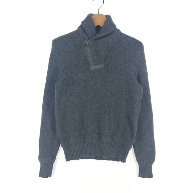 [남S]폴로랄프로렌 차콜 숄카라 헤비 니트[Y5C-054]