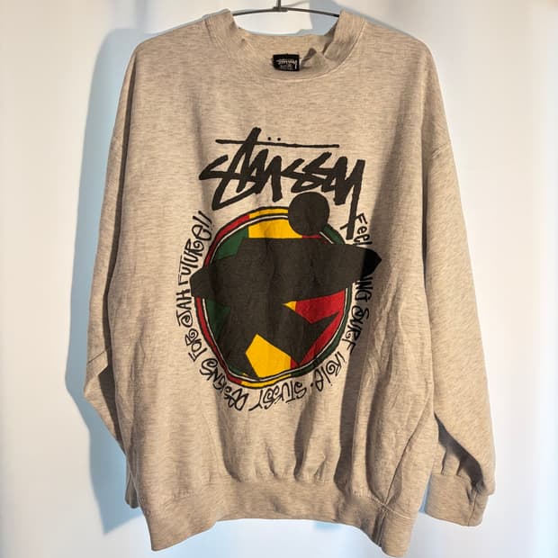 80s M stussy surfman 빈티지 스투시 서퍼맨