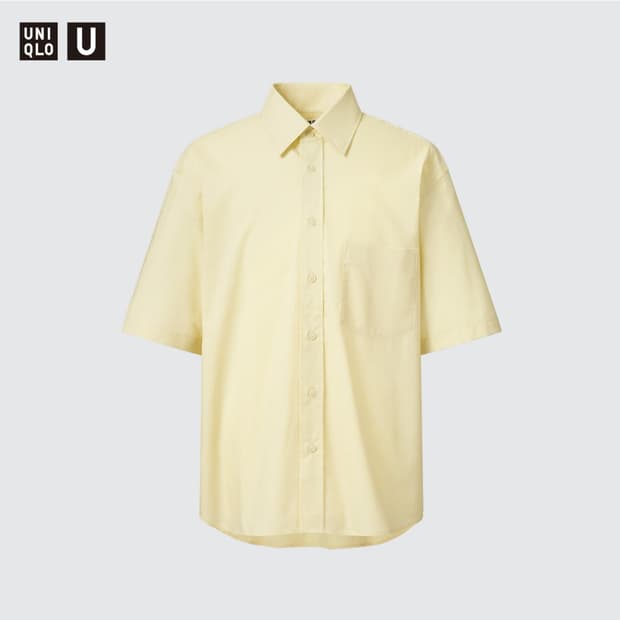 유니클로U 오버사이즈 반팔 셔츠